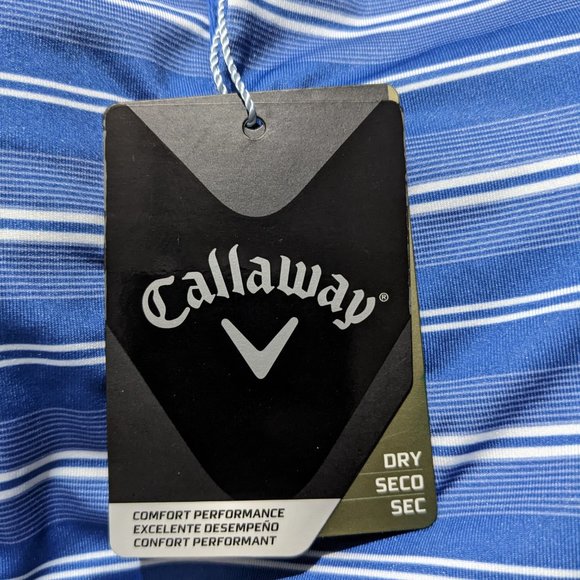 Callaway* Men's Short Sleeve Polo Golf Moisture Wicking Pullover Shirt~ Size XL - Picture 5 of 14